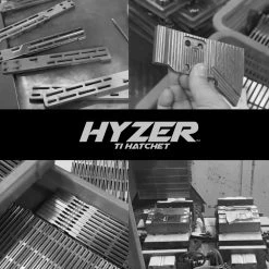 Hyzer Hatchet Mini 25 Hyzer Hatchet Mini -Outdoor Equip Store hyzer hatchet black and white with hyzer logo min