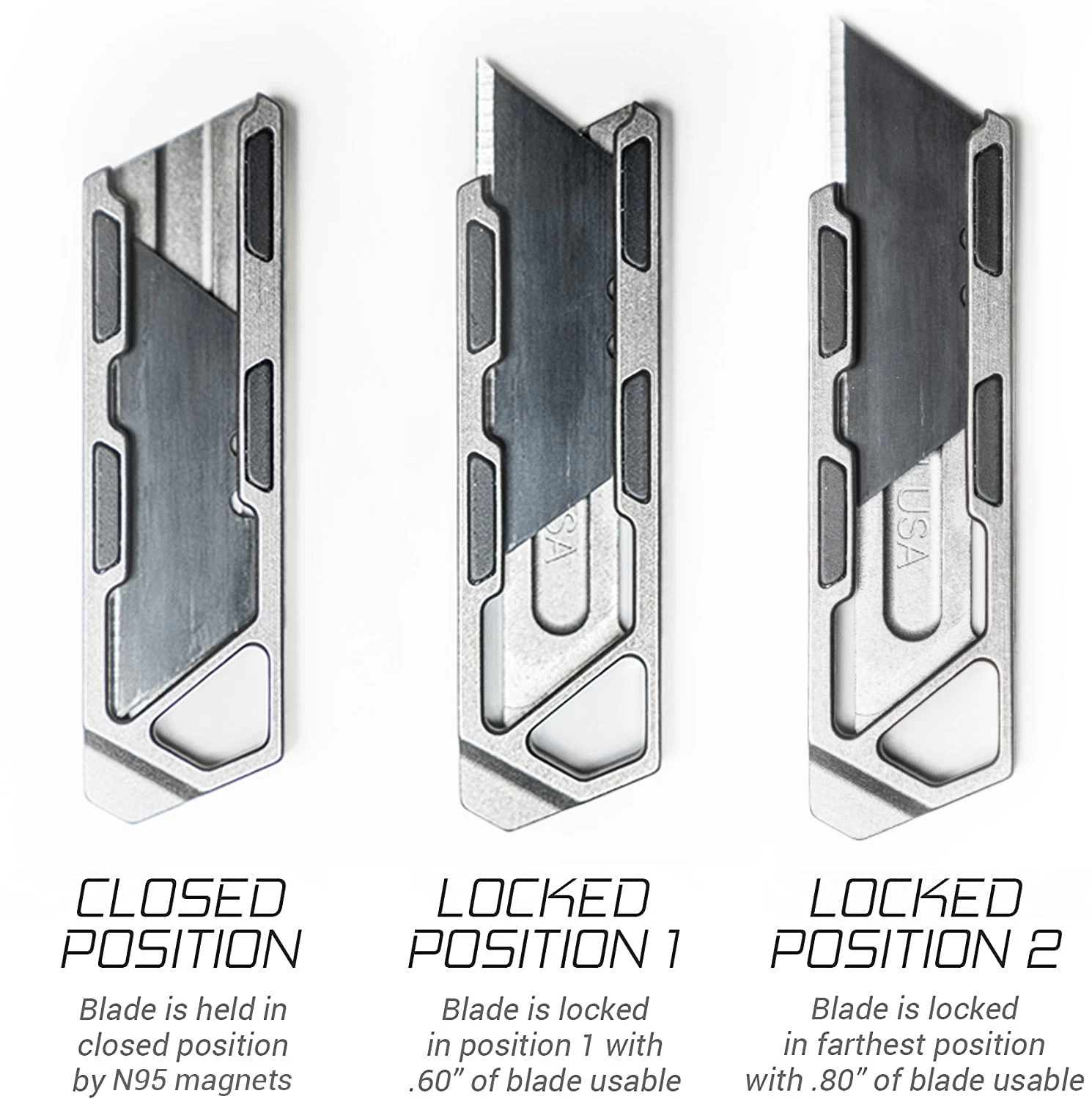 TiRant RAZOR-M 3.0 MagLock Utility Knife 4 TiRant RAZOR-M 3.0 MagLock Utility Knife - Image 4
