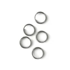 Nano Titanium Split Ring 5-Pack