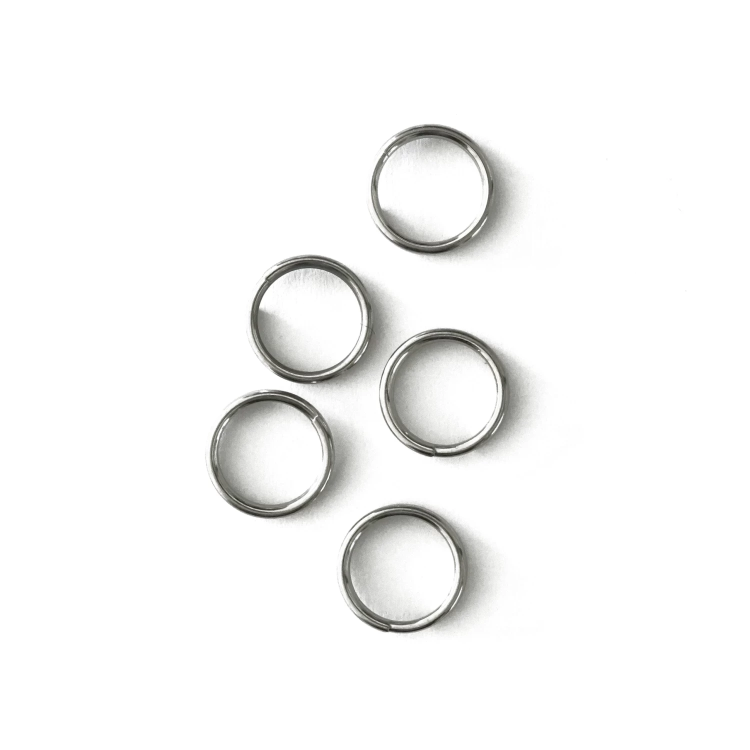 Nano Titanium Split Ring 5-Pack 1 Nano Titanium Split Ring 5-Pack