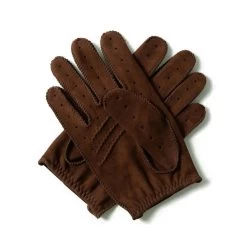 Triton Suede Driving Gloves 23 Triton Suede Driving Gloves -Outdoor Equip Store suede gloves blackcoffee back