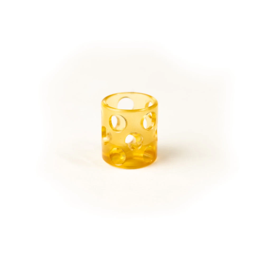 Swiss Cheese Ultem Bead 1 Swiss Cheese Ultem Bead