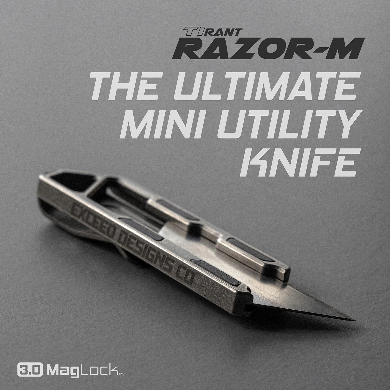 TiRant RAZOR-M 3.0 MagLock Utility Knife 7 TiRant RAZOR-M 3.0 MagLock Utility Knife - Image 7
