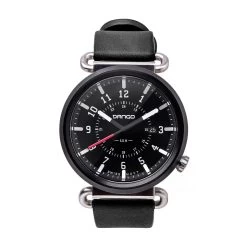 TK-01 Trek Watch 38 TK-01 Trek Watch -Outdoor Equip Store tk 01 trek watch with italian leather strap jet black dangoproducts 32526865956948