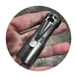 Peanut Titanium Flashlight 31 Peanut Titanium Flashlight -Outdoor Equip Store tumbled peanut